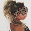 Bandana mode Vintage large bord imprimé bandeau ethnique cour dames sport bandeau Bandana mode Vintage large bord imprimé bandeau ethnique cour dames sport bandeau