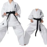 Vêtements de karaté de haute qualité, uniforme en toile Kyokushinkai Dogi, tissu Kimono Gi pour enfants et adultes, combinaison de Taekwondo à séchage rapide Vêtements de karaté de haute qualité, uniforme en toile Kyokushinkai Dogi, tissu Kimono Gi pour enfants et adultes, combinaison de Taekwondo à séchage rapide