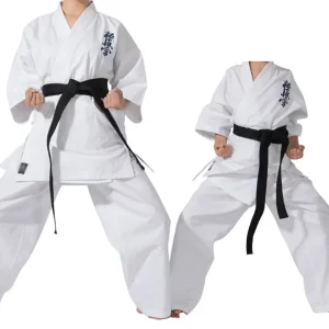 Vêtements de karaté de haute qualité, uniforme en toile Kyokushinkai Dogi, tissu Kimono Gi pour enfants et adultes, combinaison de Taekwondo à séchage rapide