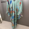 winyi robe traditionnelle africaine musulmane pour femme abaya dubaï caftan de luxe robe de soirée élégante robe maxi longueur couvertures de plage