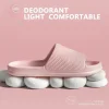 chaussures de douche de massage à semelle souple pour hommes et femmes, pantoufles à la mode, imperméables, non ald, maison, loisirs, couples