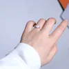 tempérament personnalité coréenne filles femmes bagues perle bague pierre naturelle bijoux de mode