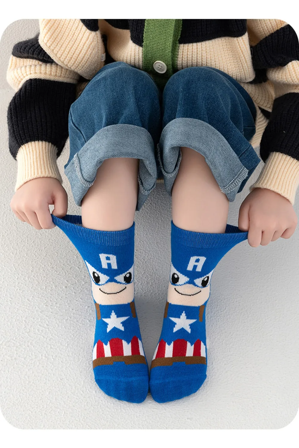 paquet de 5 chaussettes d'équipage de dessin animé pour garçons enfants étudiants coton peigné doux respirant enfants chaussettes de cheville automne hiver conception de dessin animé paquet de 5 chaussettes d'équipage de dessin animé pour garçons enfants étudiants coton peigné doux respirant enfants chaussettes de cheville automne hiver conception de dessin animé