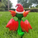 Sculpture de Dragon de noël 3D, Cool Kawaii, ornement en résine, Romance moderne, poupée Dragon de noël pour la maison Sculpture de Dragon de noël 3D, Cool Kawaii, ornement en résine, Romance moderne, poupée Dragon de noël pour la maison