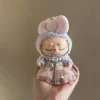 robe pour 17cm labubu mini vêtements de poupée en peluche tenue accessoires pour kpop exo labubu idole v2 arc robe de princesse vêtements cadeau