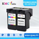 KMCYinks PG-540 CL-541 PG540 CL541 cartouche d&rsquo;encre rechargeable pour Canon Pixma MG2250 MG3150 TS5151 TS5150 MG4250 MG3650