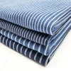 Tissu Denim Rayé, Bandes Teintées en Fil Bleu pour Couture, Chemise et Pantalon au Demi-Mètre, Printemps et Automne