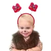 n7yd adulte prenant une photo coiffure dragon dragon forme cheveux cerceau pour fête noël