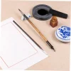 afourt 30 pièces pinceau d'écriture fournitures de peinture à l'encre pinceau de calligraphie pinceau de peinture chinoise stylos de calligraphie pour étudiants