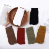 chaussettes respirantes en coton japonais unisexe pour hommes, chaussettes à deux orteils fendues tabi, tongs, bonneterie