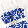deux pièces taille haute bikini nouveau maillot de bain imprimé femmes kimono maillots de bain femme sexy baigneur maillot de bain maillots de bain