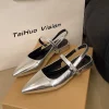 sandales à talons hauts à bout pointu à la mode 2025 nouvelles sandales de bureau confortables et décontractées pour les affaires d'été. chaussures pour femmes de grande taille.