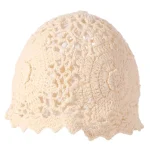 Chapeau à fleurs en Crochet fait à la main, décontracté, Style bohème, coréen, Style ethnique, fin, ajouré, tricoté pour filles