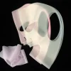 couverture de masque en silicone, masque fixe monté sur l'oreille pour hydrater et absorber l'essence, outil de soins du visage réutilisable