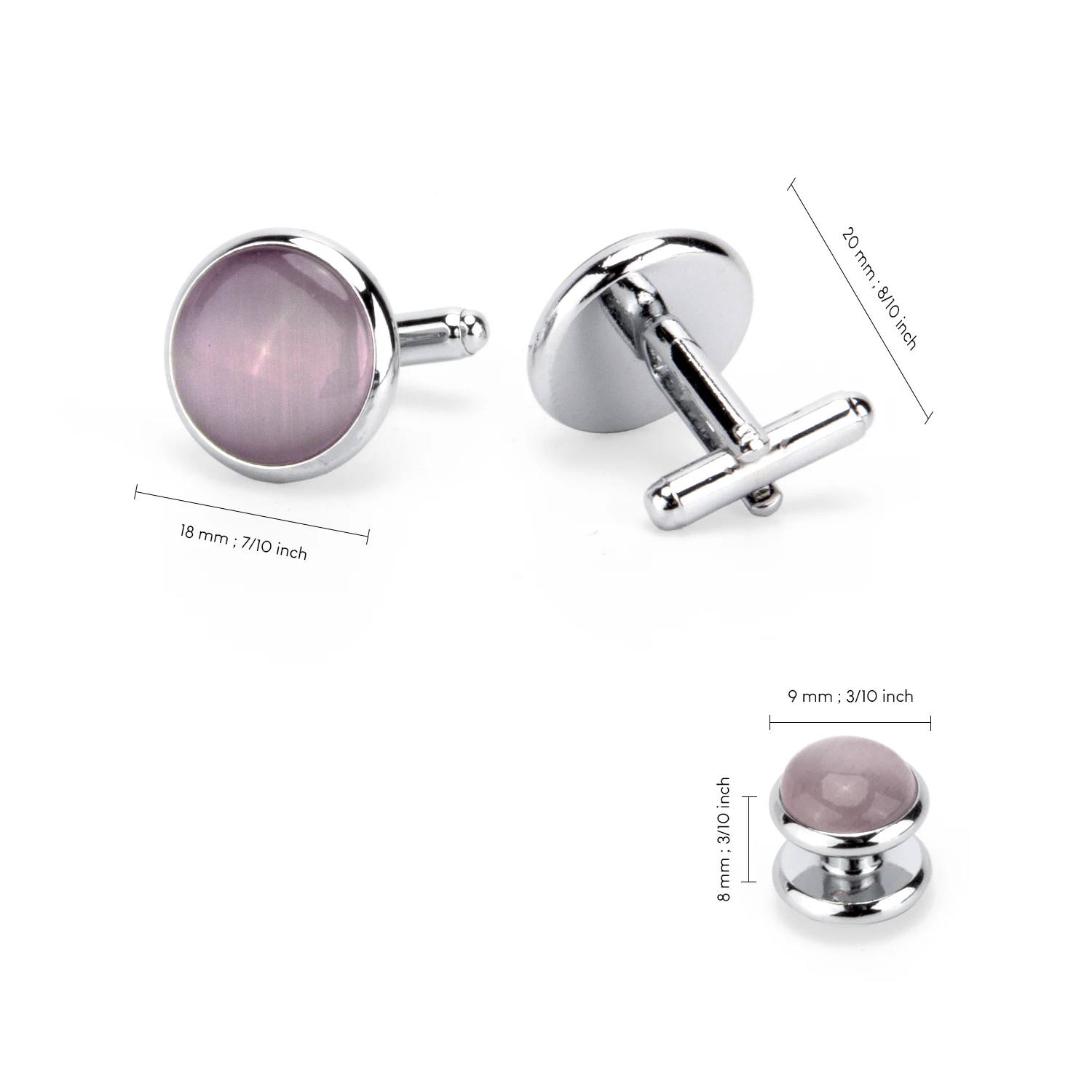 ensembles de clous et boutons de manchette de smoking pour hommes, cristal noir, boutons de manchette de mariage, biscuits en pierre d'opale, cadeau de toilettage violet ensembles de clous et boutons de manchette de smoking pour hommes, cristal noir, boutons de manchette de mariage, biscuits en pierre d'opale, cadeau de toilettage violet