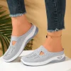 chaussures pour femmes pratiques et confortables à la maison, un pied avec évent et demi pantoufle, chaussures d'été pour femmes, livraison gratuite