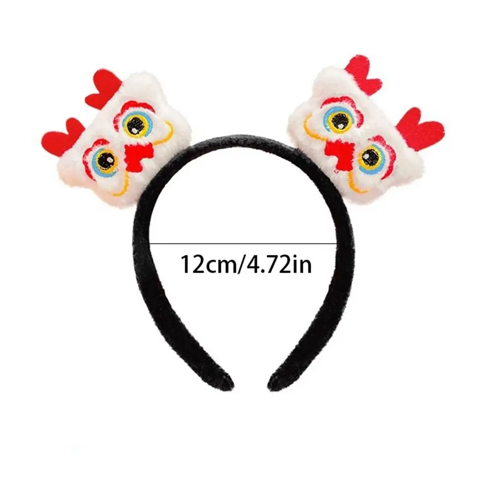 bandeau rouge joyeux nouvel an 2024, bandeau de poupée dragon de style chinois de dessin animé, mascotte de nouvel an, cerceau de cheveux brodé bandeau rouge joyeux nouvel an 2024, bandeau de poupée dragon de style chinois de dessin animé, mascotte de nouvel an, cerceau de cheveux brodé