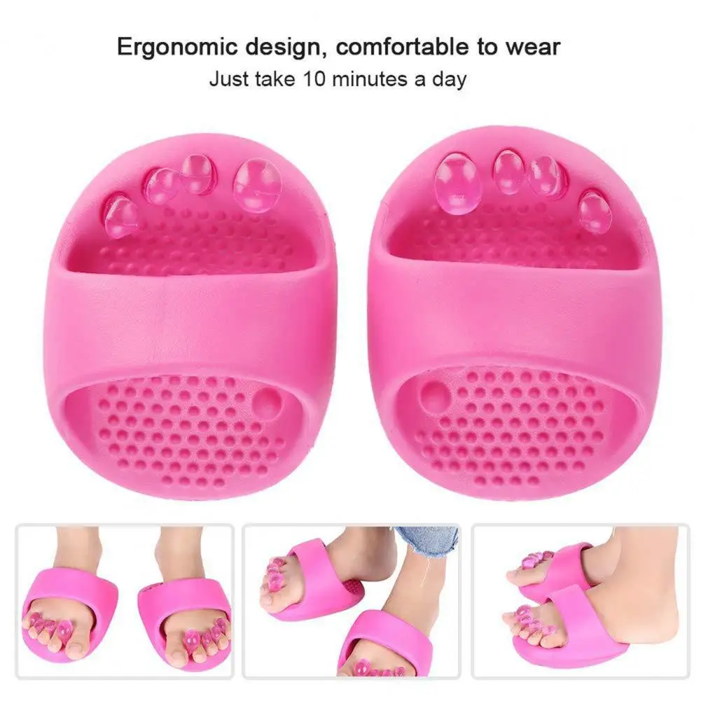 pantoufles amincissantes pour hommes et femmes, séparateur d'orteils superposés, pantoufles d'été en eva souple, pantoufles de massage d'intérieur pour la maison, demi pantoufles pantoufles amincissantes pour hommes et femmes, séparateur d'orteils superposés, pantoufles d'été en eva souple, pantoufles de massage d'intérieur pour la maison, demi pantoufles
