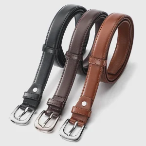 Ceinture fine pour femmes, 1 pièce, Style assorti, à la mode et Simple, avec jean Ceinture fine pour femmes, 1 pièce, Style assorti, à la mode et Simple, avec jean