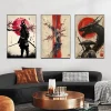 affiche d'art de paysage japonais, peinture sur toile, impressions murales, photo pour chambre, décoration d'intérieur, samouraï, geisha, bonsaï, porte torii, sakura