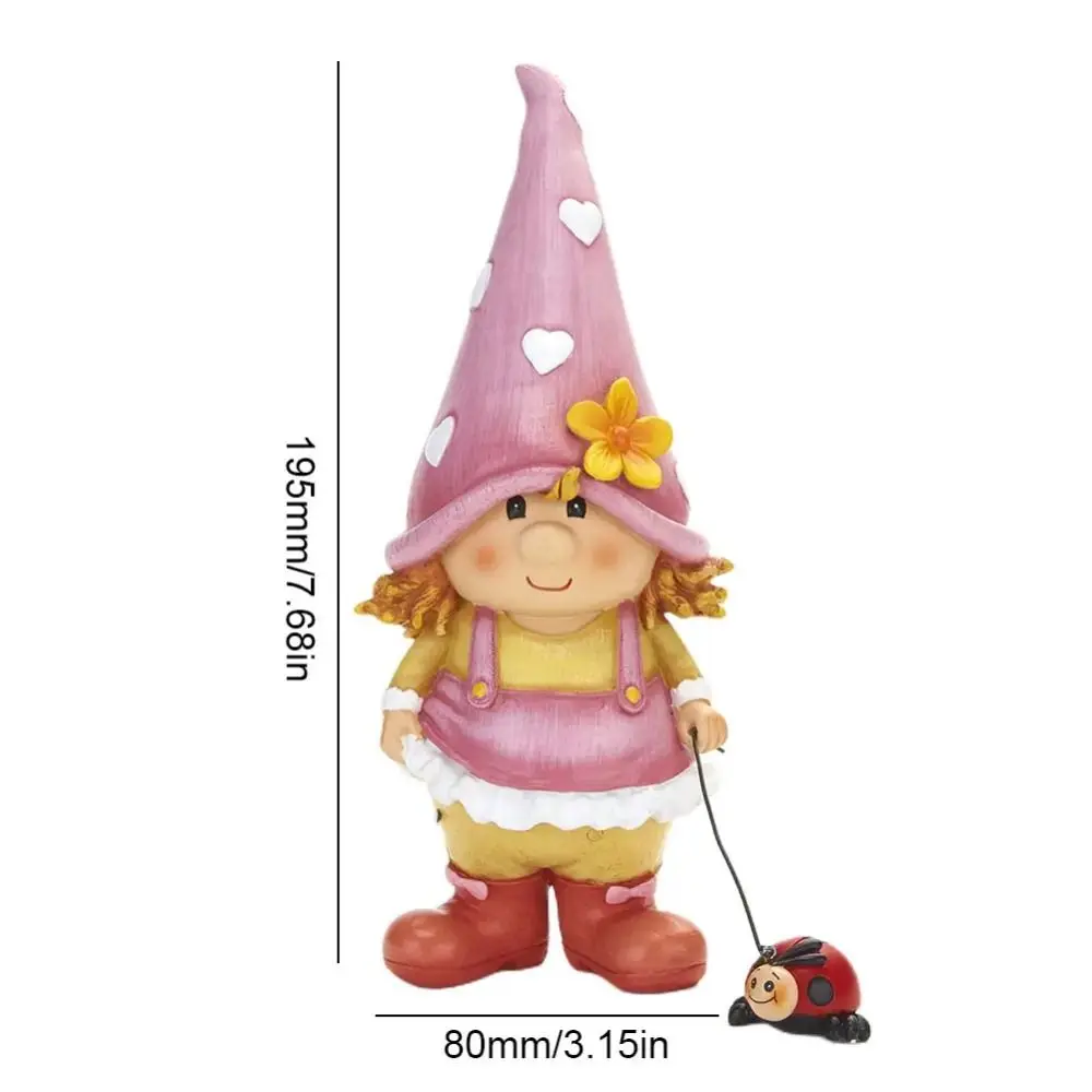 figurine de gnome de jardin faite à la main, artisanat en résine, miniatures naines de dessin animé 3d, ornements nains d'elfe, décoration de maison figurine de gnome de jardin faite à la main, artisanat en résine, miniatures naines de dessin animé 3d, ornements nains d'elfe, décoration de maison
