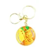 porte clés miniature japonais drôle, décor de sac à dos créatif, pendentif de pincement à rebond lent, nouveauté, jeu de nourriture, pudding à presser