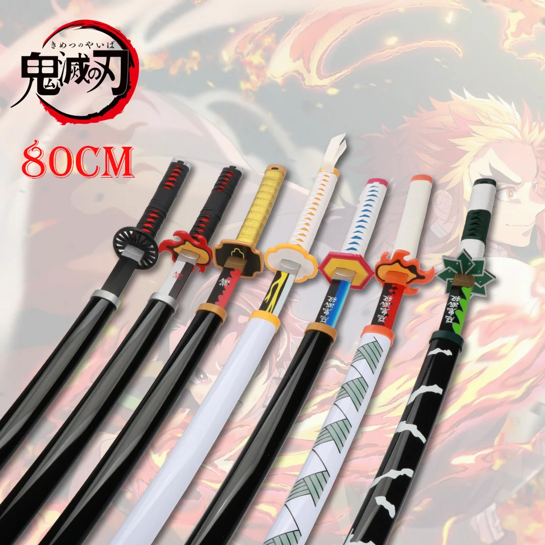 arme de cosplay demon slayer katana, mitsuri shinobu, dieu du feu blanc, tanjiro, jouet en bois, épée, accessoires de personnage d'anime arme de cosplay demon slayer katana, mitsuri shinobu, dieu du feu blanc, tanjiro, jouet en bois, épée, accessoires de personnage d'anime