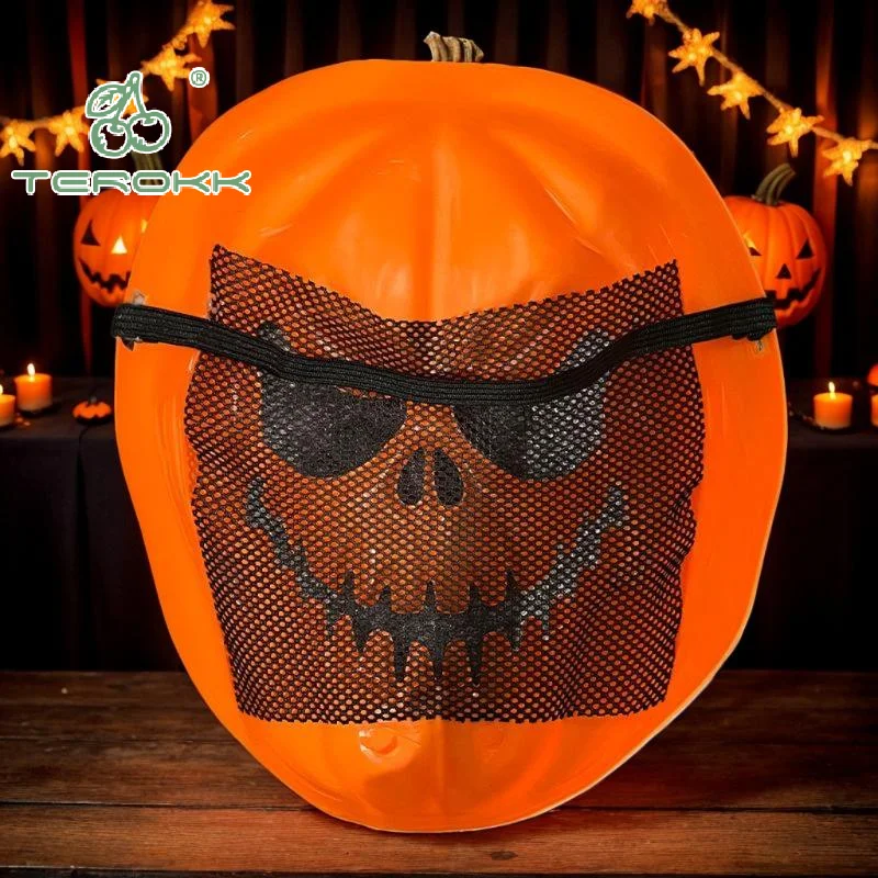 Masque diable d’horreur d’halloween, masque de citrouille, masque de jeu de rôle de Cosplay drôle, accessoires de Costume de fête de carnaval de terreur de démon Masque diable d’horreur d’halloween, masque de citrouille, masque de jeu de rôle de Cosplay drôle, accessoires de Costume de fête de carnaval de terreur de démon
