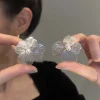 mode coréenne grande fleur perle boucles d'oreilles pour femmes nouveau design boucles d'oreilles pour femmes bijoux accessoires cadeau de fête
