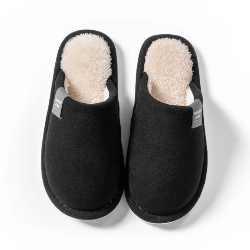 pantoufles d'intérieur pour hommes, automne et hiver, pour invités, légères, silencieuses, antidérapantes, en tissu suédé, chaussures de couple pantoufles d'intérieur pour hommes, automne et hiver, pour invités, légères, silencieuses, antidérapantes, en tissu suédé, chaussures de couple