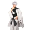 dazcos satoru cosplay haori kimono veste hommes avec écharpe satoru costume tenues pour adultes japon kimono bande dessinée con vêtements de carnaval