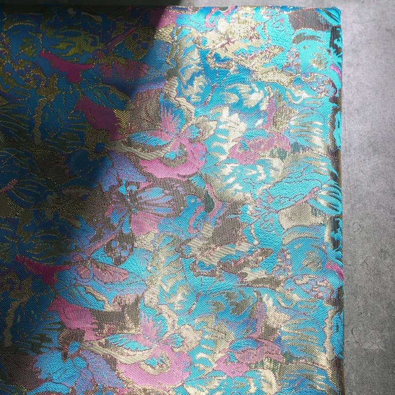 tissus jacquard colorés de style chinois, motif tridimensionnel, texture brodée, veste en relief, tissu de styliste pour vêtements tissus jacquard colorés de style chinois, motif tridimensionnel, texture brodée, veste en relief, tissu de styliste pour vêtements