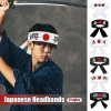 Bandeau Hachimaki multi-usages, hygroscopique, respirant, pour Chef de Sushi, accessoires de Costume, bandeau japonais Bandeau Hachimaki multi-usages, hygroscopique, respirant, pour Chef de Sushi, accessoires de Costume, bandeau japonais