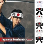 Bandeau Hachimaki multi-usages, hygroscopique, respirant, pour Chef de Sushi, accessoires de Costume, bandeau japonais Bandeau Hachimaki multi-usages, hygroscopique, respirant, pour Chef de Sushi, accessoires de Costume, bandeau japonais