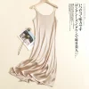 robe de soirée longue en satin pour femmes, chic et élégante, sexy, bretelles réglables, sans manches, luxe, robe d'anniversaire