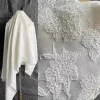 tissu jacquard à motifs beiges pour robe, tissu de styliste, vêtements de mode, bricolage, matériel de couture au mètre