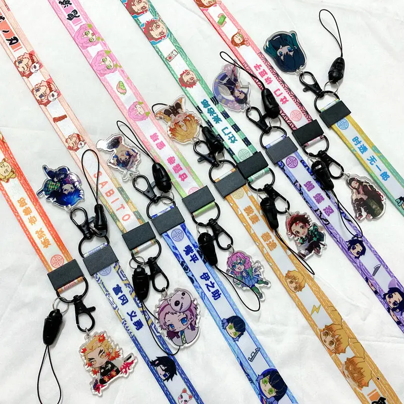démon slayer nezuko tanjiro kamado agatsuma zen'itsu sabito téléphone portable lanière créative haute valeur mignon couple bracelet cadeau démon slayer nezuko tanjiro kamado agatsuma zen'itsu sabito téléphone portable lanière créative haute valeur mignon couple bracelet cadeau