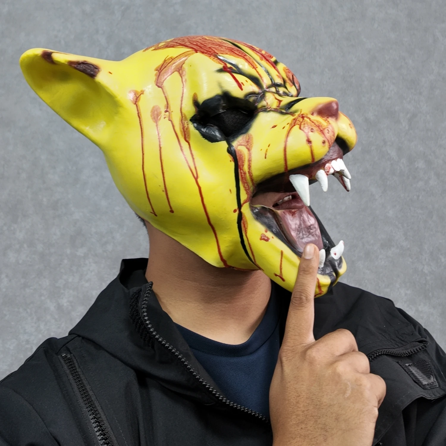 hotline cosplay miami tiger tony masque respirant conception confortable pour adultes et enfants halloween fête essentielle costume accessoire hotline cosplay miami tiger tony masque respirant conception confortable pour adultes et enfants halloween fête essentielle costume accessoire