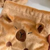 sacs de rangement en peluche de grande capacité, poudres cosmétiques de dessin animé mignon, kawaii, sac de rangement portable wstring de proximité, cadeaux