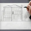 papier calque a4 blanc translucide, 50 feuilles de papier pour croquis, copie de dessin pour étudiants, calligraphie, écriture, fournitures d'art