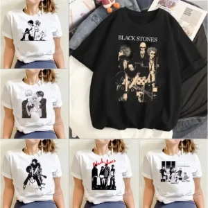 NANA japonais Anime T-shirt dessin animé imprimé unisexe hauts pierres noires Streetwear sweat hommes femmes t-shirts femme