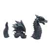 sculpture de dragon gothique en résine, anilawn, art nette rick, statue de terrasse de jardin, décoration