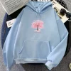 Sweat à capuche de dessin animé japonais Sakura Flower TakCartoon, sweat-shirt décontracté, pulls doux, Funko Pop Aesthetic Moletom, rétro, automne, hiver Sweat à capuche de dessin animé japonais Sakura Flower TakCartoon, sweat-shirt décontracté, pulls doux, Funko Pop Aesthetic Moletom, rétro, automne, hiver