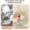sac de rangement pour chaussettes japonaises, 1/2/3 pièces, sac suspendu pour garde robe, sac de rangement pour sous vêtements, sac de poinçonnage mural pour dortoir