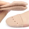 coussinet avant pied en feutre pour chaussures de ballet, coussinets d'orteils perforés doux, anti usure et absorbant les chocs