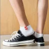 5 paires de chaussettes pour hommes, ensemble de chaussettes courtes en coton, coupe basse, respirantes, douces, confortables, décontractées, pour un usage quotidien d'été