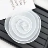 broche florale multicouche en organza pour femme, épinglettes, fleur de poitrine, corsage, vêtements, décoration de robe, rose, mode
