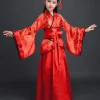 robe chinoise ancienne pour filles et enfants, kimono ethnique traditionnel, costume de danse de chœur pour étudiants, style kimono yukata japonais
