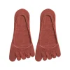 chaussettes à orteils invisibles en silicone, 3 paires, chaussettes à cinq doigts, en soie glacée, absorbant la sueur, ultra mince, drôle, chaussettes antidérapantes