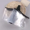 parapluie automatique transparent portable, triple pliant, anti vent, mode durable, plage, plein air, voyage, dôme à bulles, cadeau